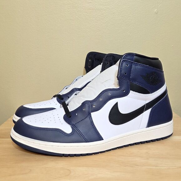 Air Jordan 1 Retro High OG Midnight Navy Black White DZ5485401 Men\'s Size 14 main image 4